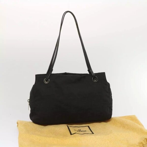 FENDI Zucca Canvas Hand Bag Black - Picture 4 of 16